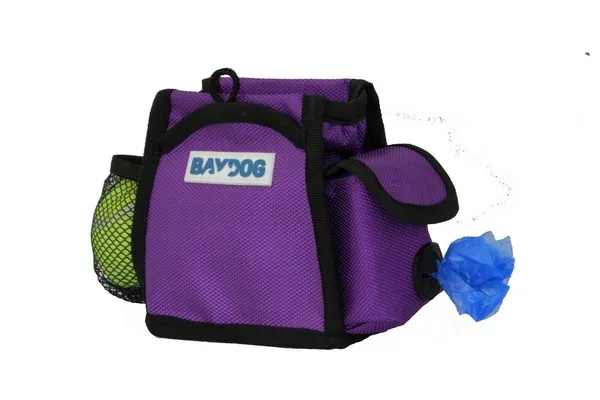 1ea Baydog Purple Frisco Treat Pouch - Health/First Aid